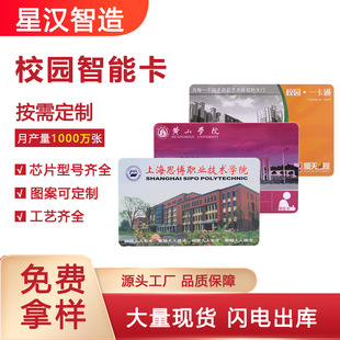Fudan Ic Chip Campus Card Production School Canteen Meal Card Water Card Parent Pick-Up and Drop-Off Student Card Customization