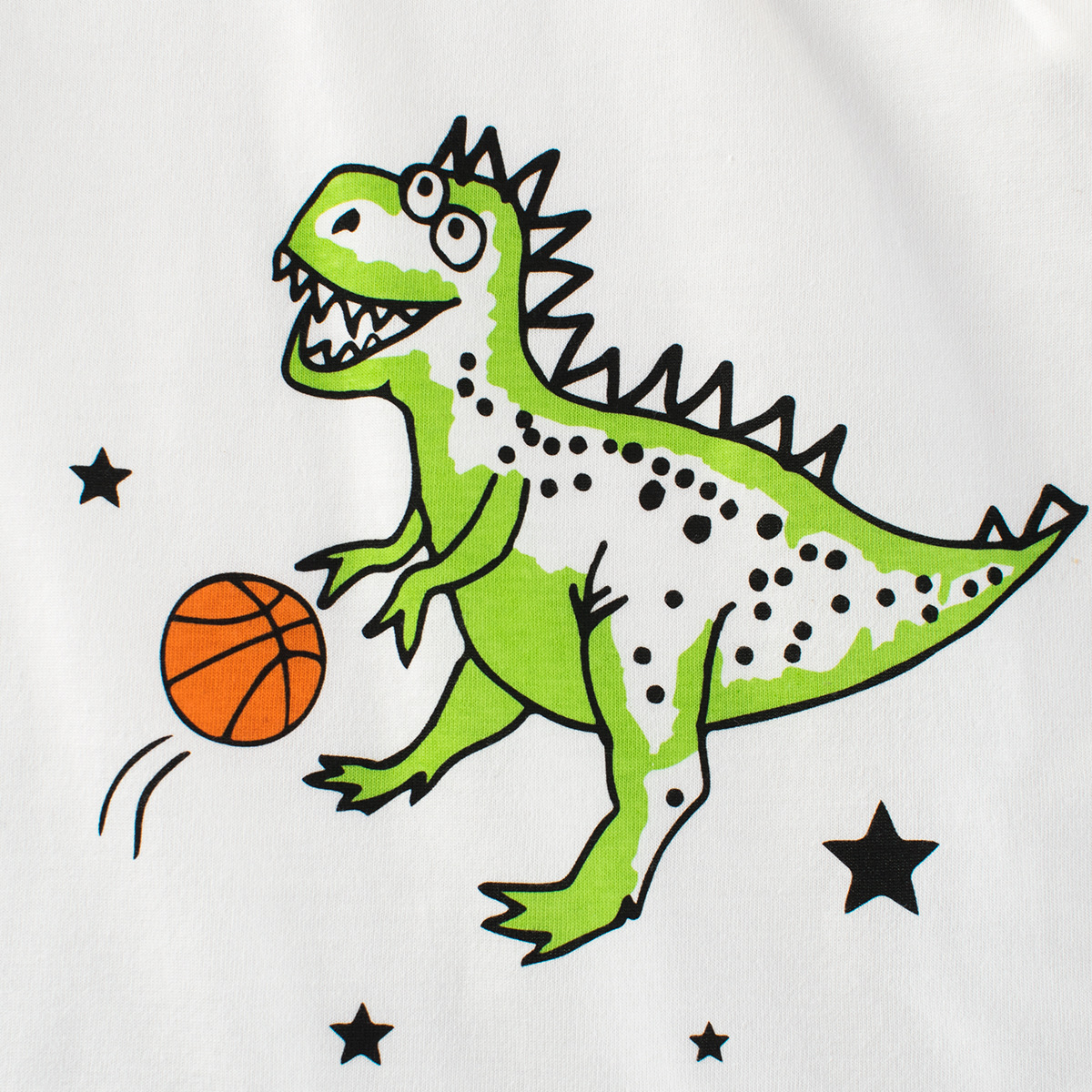 27kids marca ropa para niños otoño nuevo 2024 camiseta de manga larga para niños transfronterizos camisa de fondo para hombres dos dinosaurios falsos