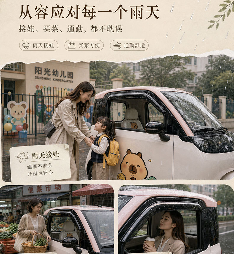 Suitable for Shenghao Mili E01Pro Electric Three- and Four-Wheel Mobility Scooter Window Rain Shield