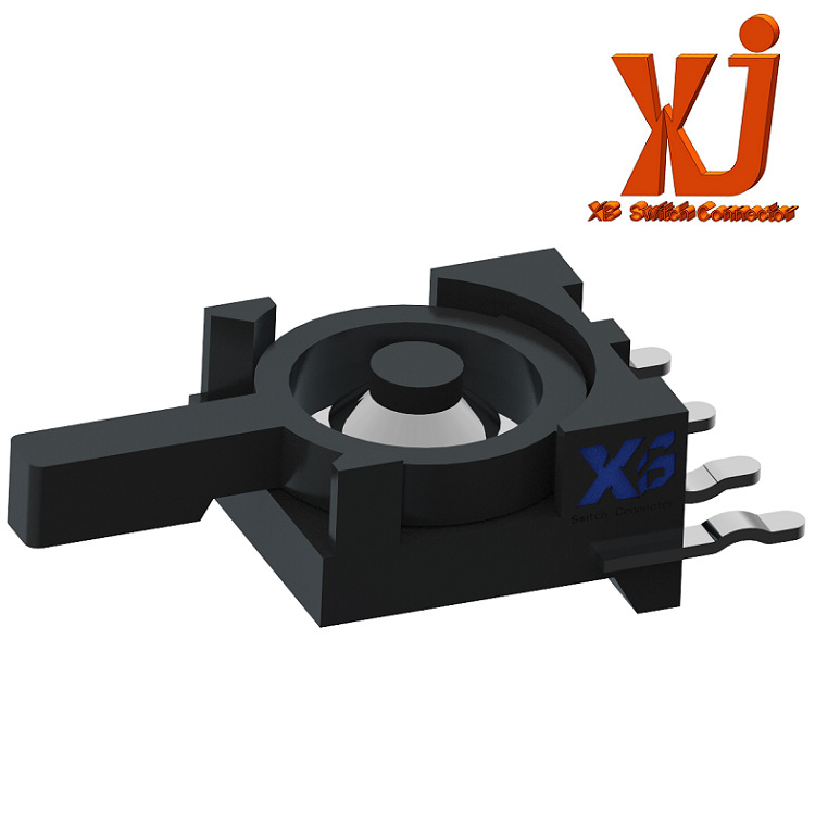 复位摇摆检测开关   左右摇摆轻触开关  双向复位开关四脚批发