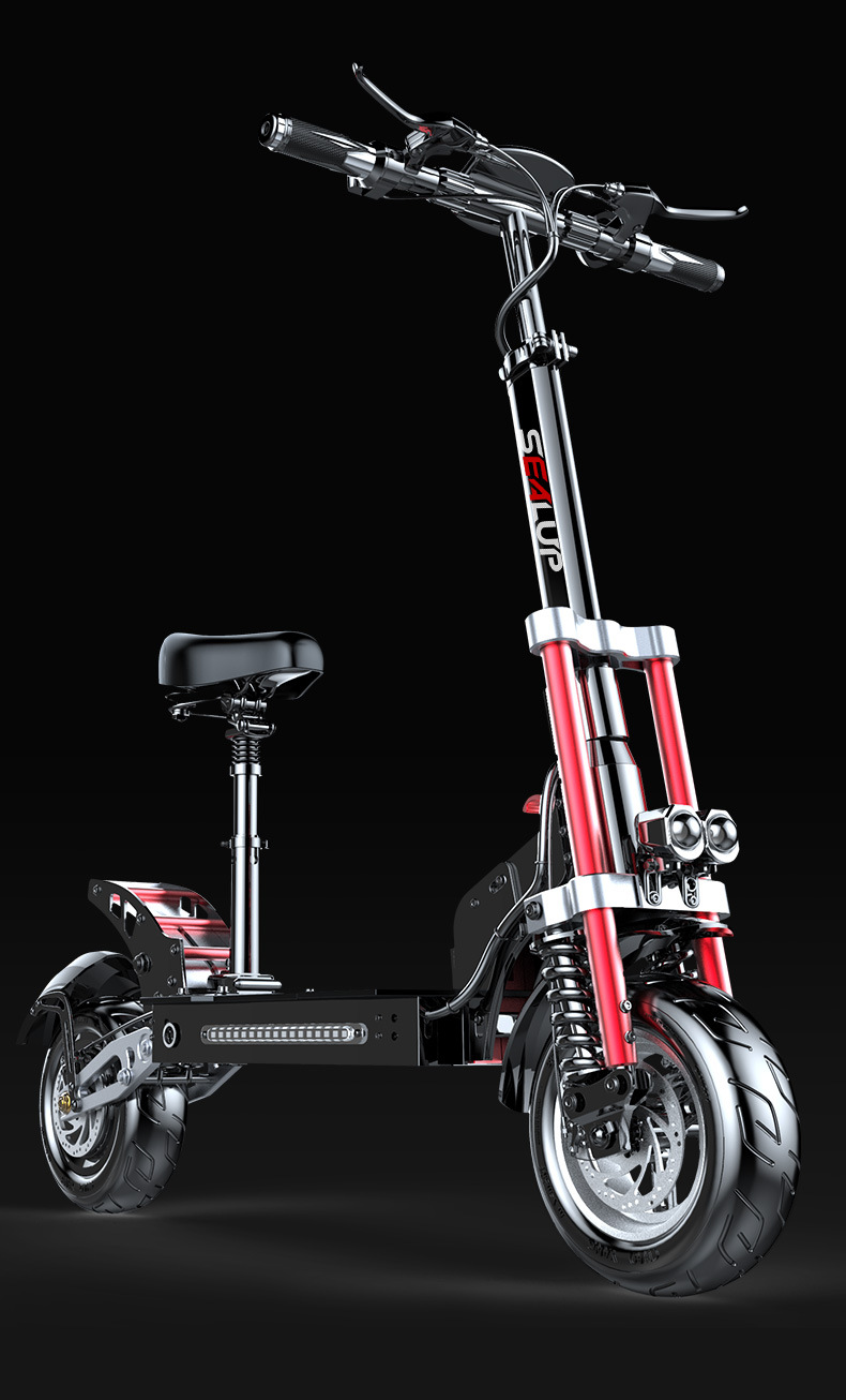 Manufacturers new mini scooter high-speed off-road rear drive 12 inch folding electric car smart electric scooter