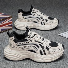 男鞋运动鞋子男款2026新款春夏网面透气跑步防滑莆田休闲老爹潮鞋