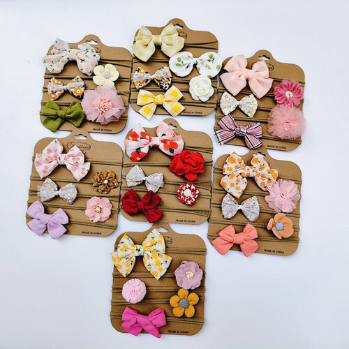 Children's hairband Internet celebrity girl chiffon bow headdress Korean style little girl cute headband baby does not hurt hair accessories