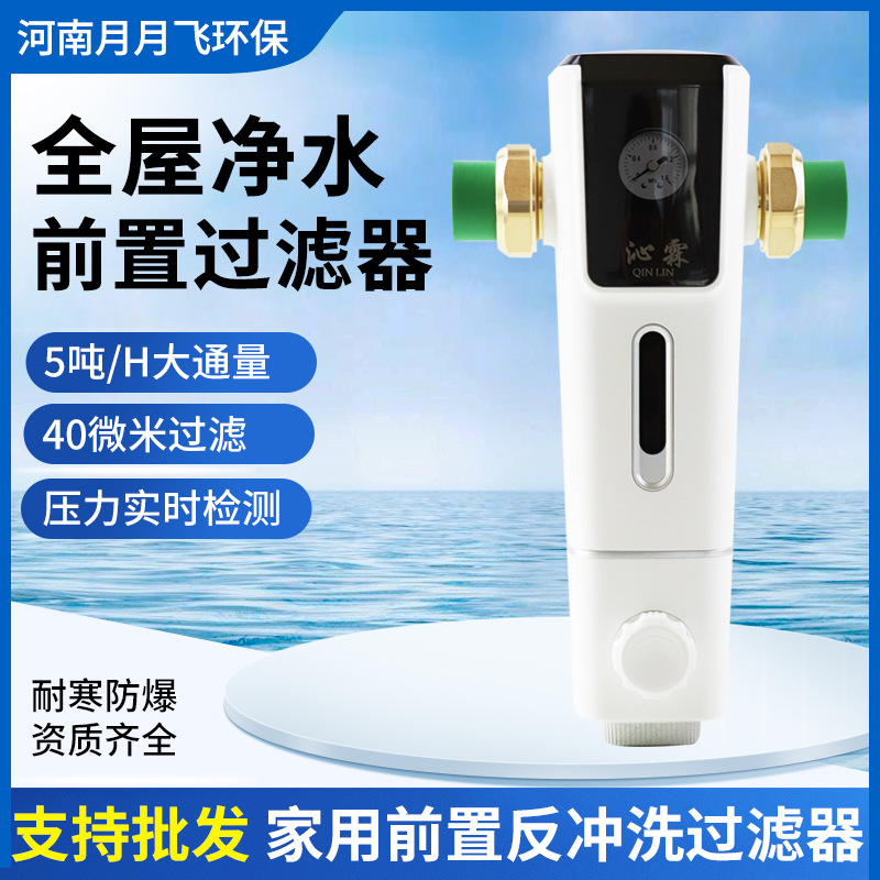 前置过滤器反冲洗滤水器家用全屋自来水全铜过滤器中央管道净水器