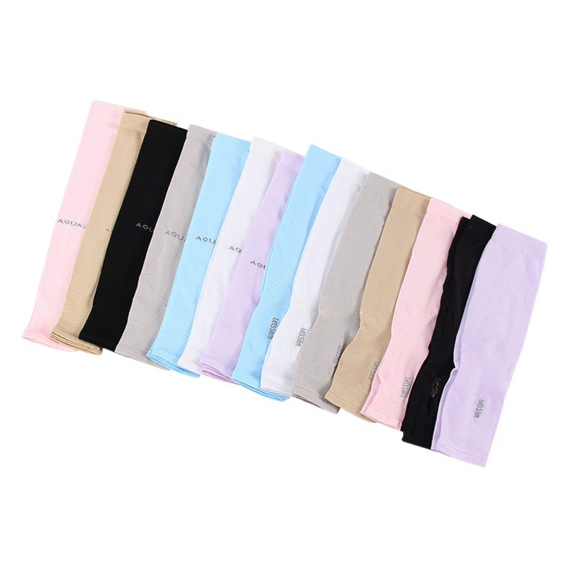 Летние охлаждающие рукава для защиты от солнца, анти-УФ рукава из ледяного шелка, дышащие и охлаждающие нейлоновые рукава для спорта, велоспорта и вождения, оптовая продажа солнцезащитных рукавов.