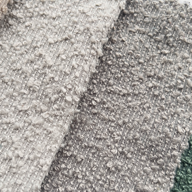 厚手のループ糸ソファ生地、2色織り生地、枕、出窓クッション、ペットの巣、模造リネン生地|undefined