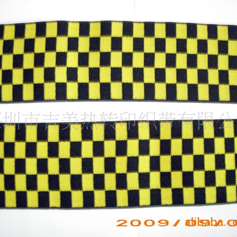 厂家批发 60mm间色松紧带 优质彩色松紧带