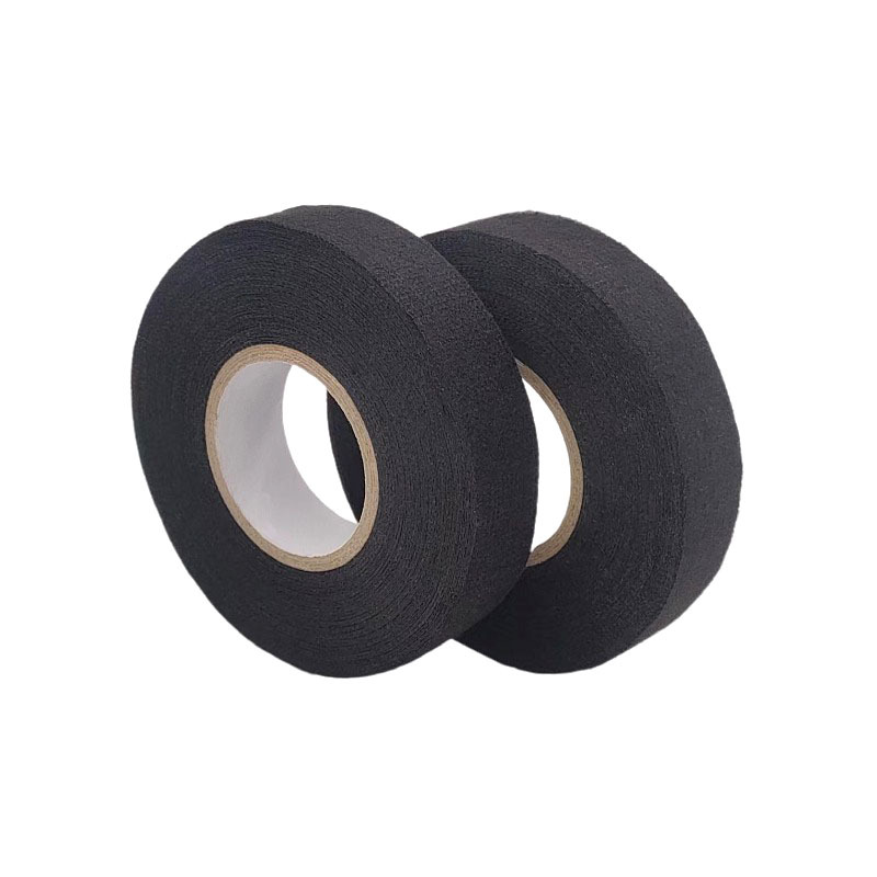 Cinta de terciopelo para mascotas negra envuelta en cinta aislante ignífuga resistente a altas temperaturas que absorbe los golpes cinta adhesiva cinta para arnés de cableado de automóvil