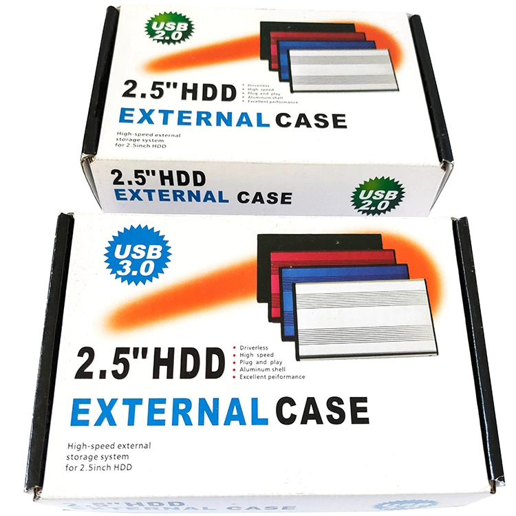 2.5 -inch hard disk box USB3.0 General HDD serial port SATA external mobile aluminum alloy hard disk protective box