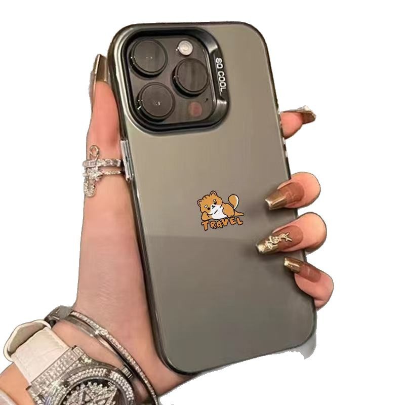 El patrón de gato es adecuado para Apple 16Promax, carcasa de teléfono móvil, carcasa de gas, iPhone 15/14/13 Europa y América 12