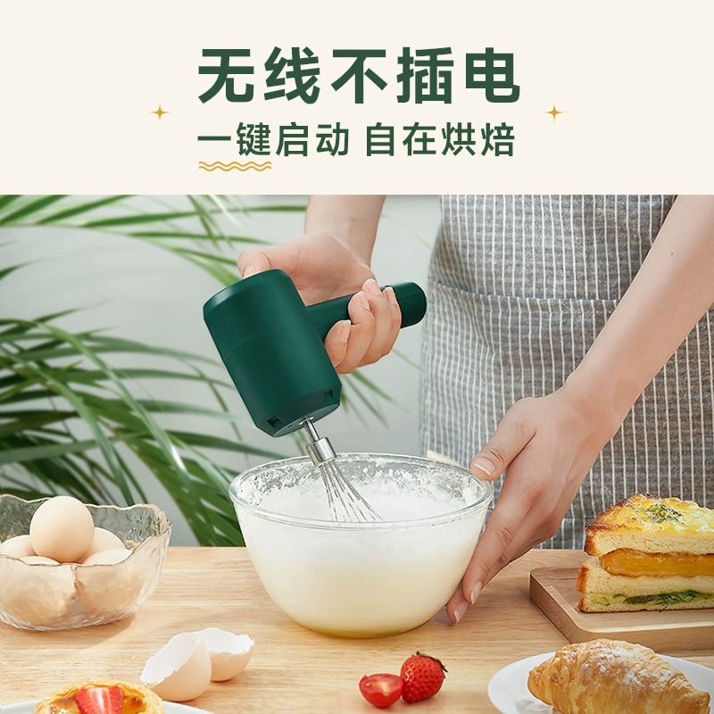 Электрическая венчик для бытовых нужд, венчик для взбивания сливок, маленький венчик для торта, инструмент, молочница фрешер (молочно-взбиватель) автоматический венчик