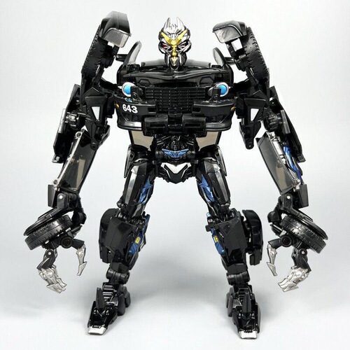Model Commune 6807 Transformation Toy XP15 Roadblock Z Barrier Alloy Version Police Car Children Boy Car Robot