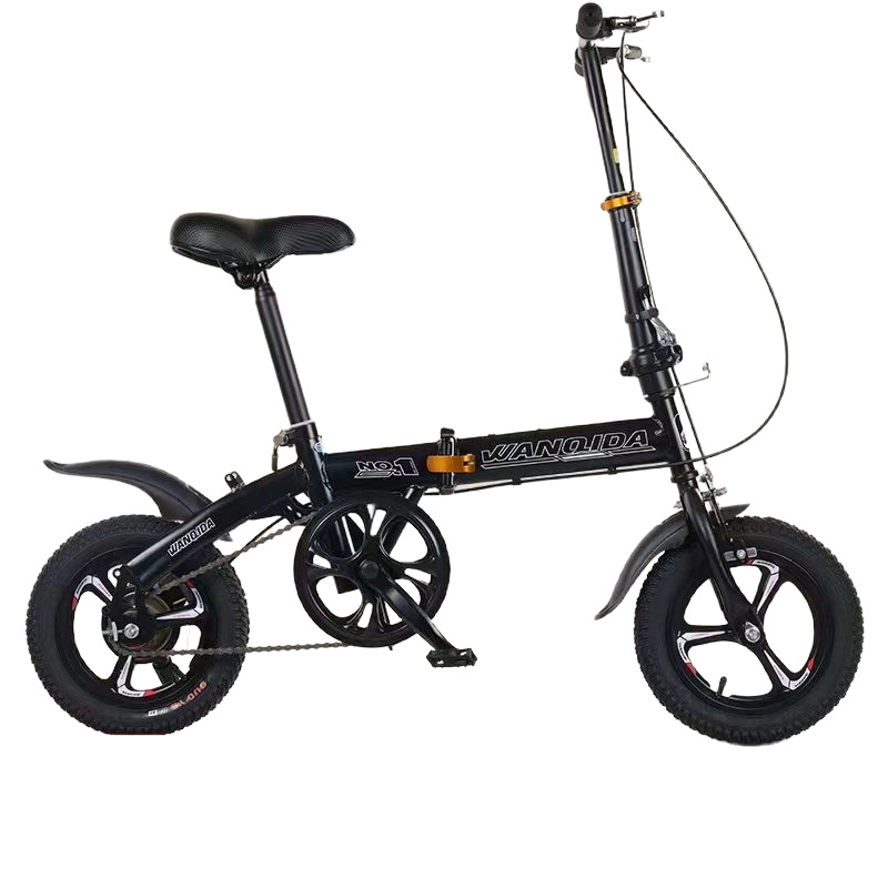 Bicicletas plegables de ruedas 12 14 pulgadas pequeñas estudiantes adultos portátiles adultos niños coche de niños