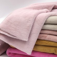 800g獭兔毛面料 仿皮草 毛球保暖围巾地毯鞋帽毛绒布服装面料批发