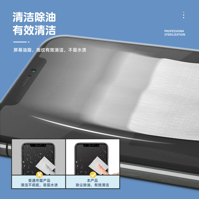 工場直販メガネワイプ卸売レンズ拭きクリーニング除染脱脂速乾性使い捨てメガネワイプ|undefined