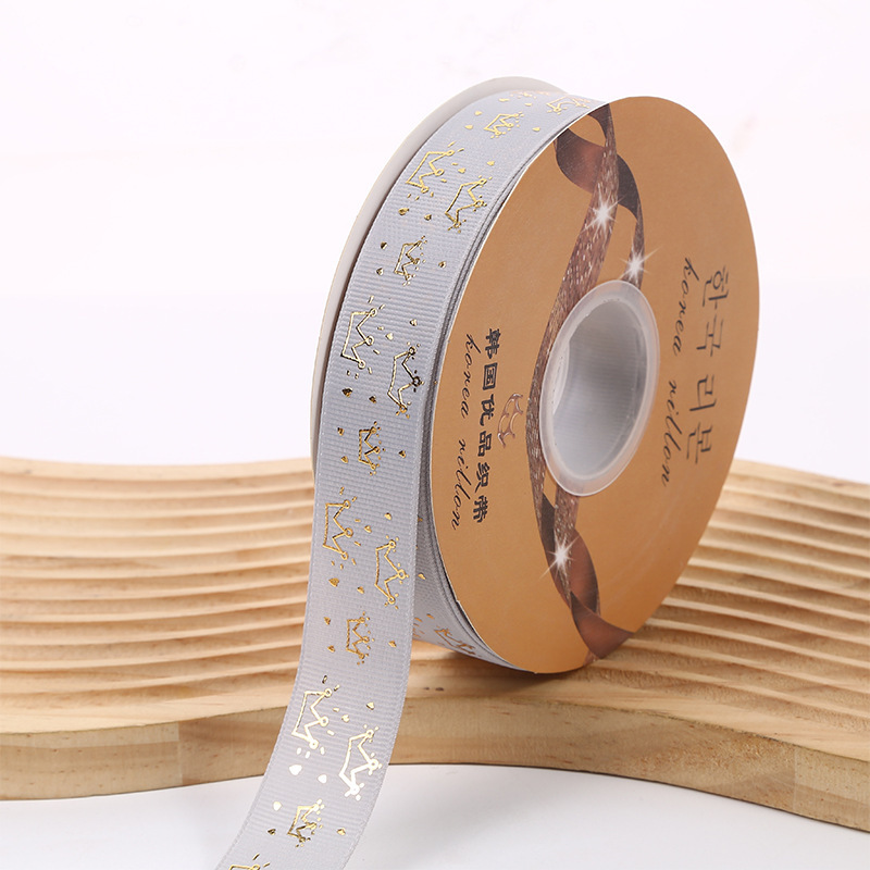 Nuevo estilo hecho a mano cinta gilding corona hilo cinta caja de regalo cinta de embalaje cinta de suministro directo de fábrica al por mayor
