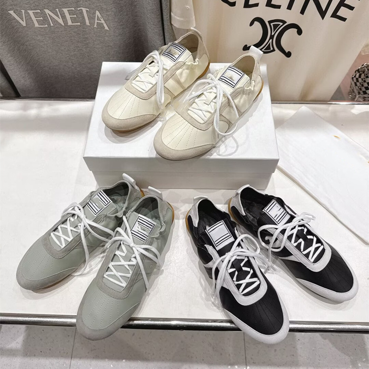 High-End Quality Comfortable German Training Shoes for Women 2025 Autum New Genuine Leather Flats Versatile British Style Sneakers High-End Quality Comfortable German Training Shoes for Women 2025 Autum New Genuine Leather Flats Versatile British Style Sneakers