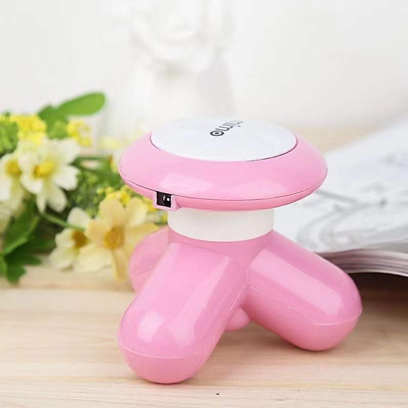Mini masajeador triangular multifuncional masajeador portátil pequeño masajeador eléctrico batería USB masajeador de alimentación