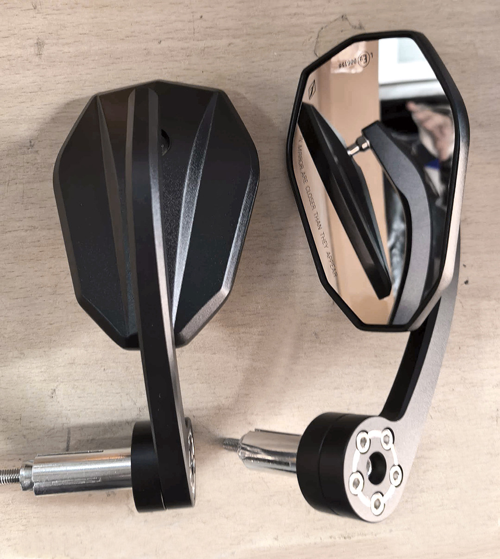 Modified All-Aluminum Cnc Handlebar Rearview Mirror Suitable for Nk800 Motorcycle, Niu 9, and Yadea Electric Scooter