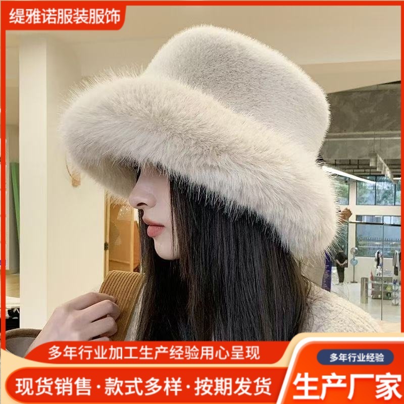 冬の大きな頭のサイズの女性用レトロな豪華な漁師の帽子、厚い模造毛皮、暖かく多用途の日本製耳保護帽子|undefined