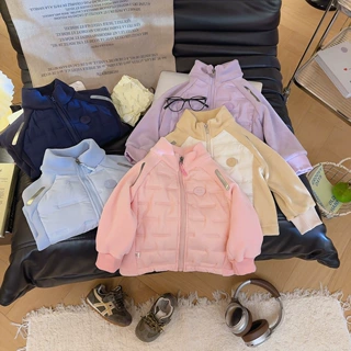 儿童奥粒绒棉服神奇男女童秋冬外套保暖内搭小孩轻薄简约休闲上衣