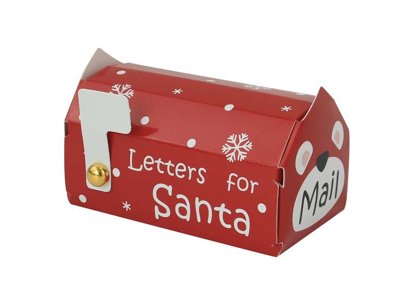 12g Weight Candy box Event & Party Supplies 1 Piece Quantity Wedding, Party Occasion Christmas Festival Santa Claus, Letter, Snowflake Pattern Christmas Santa Claus Letter Snowflake Wedding Party Candy Box 7