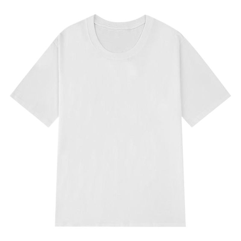 Hombres de algodón de manga corta 100% algodón de verano nueva camiseta de fondo cuello redondo de los hombres sueltos de color sólido estilo coreano moda ropa interior image 1