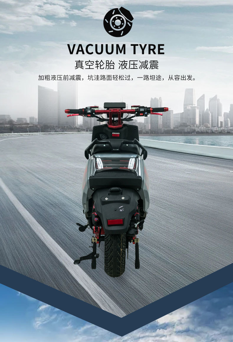Customized Vehicle Export: Dji 9Th Generation Electric Vehicle, 60V/72V High-Power Electric Motorcycle, Cross-Border Electric Vehicle