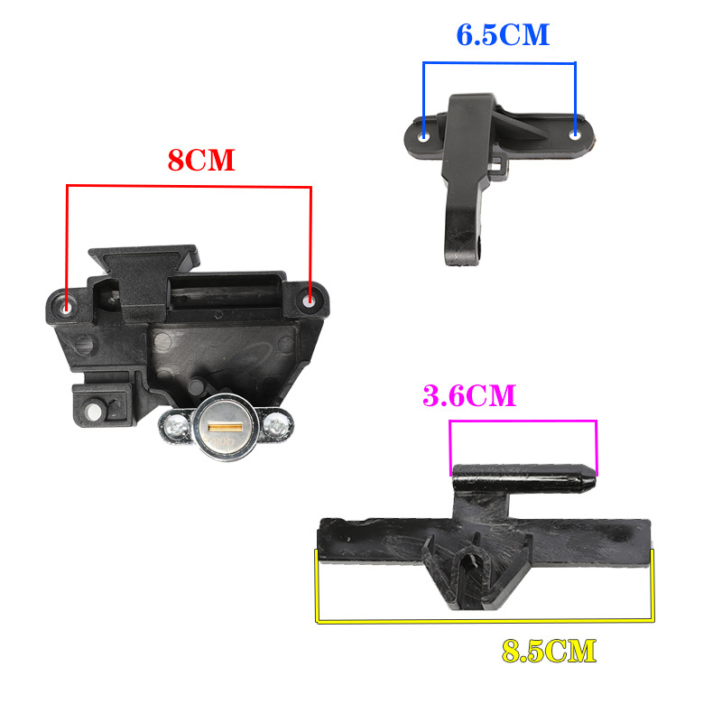 Roof trunk accessories support arm spring curved roof box lock cylinder key manufacturer support frame safety hand