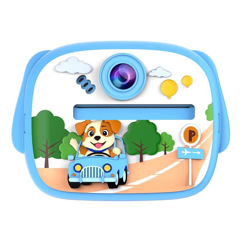 블루 + 강아지 실리콘 커버