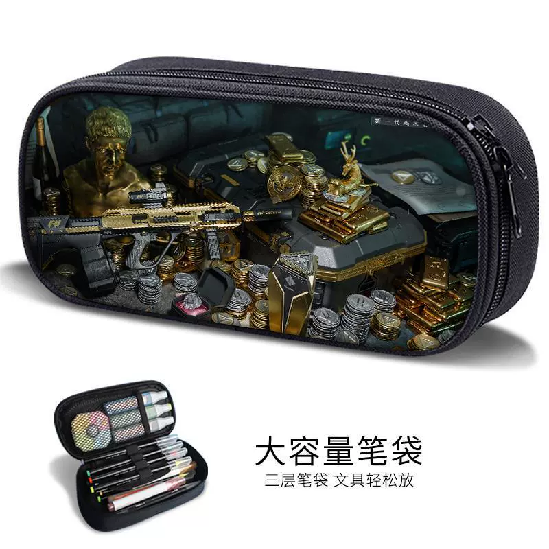 Triangular pencil case for boys for students, new collection