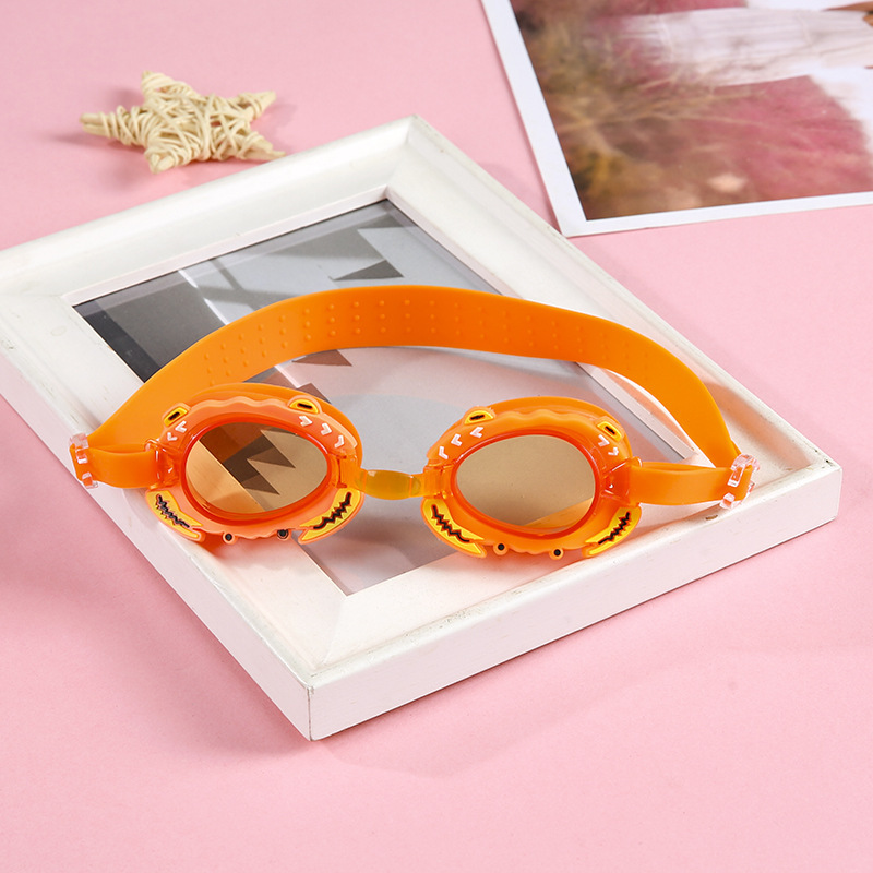 Gafas de Natación Infantiles con Dibujos Animados de PC Impermeable Antivaho para Niños
