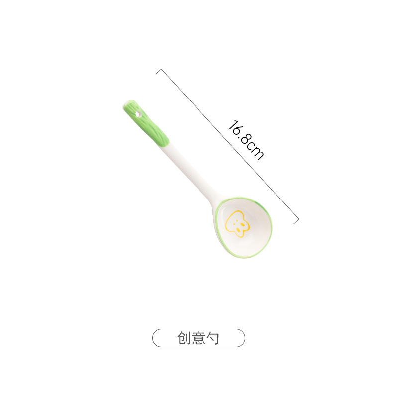 계곡의 녹색 백합 토끼 숟가락