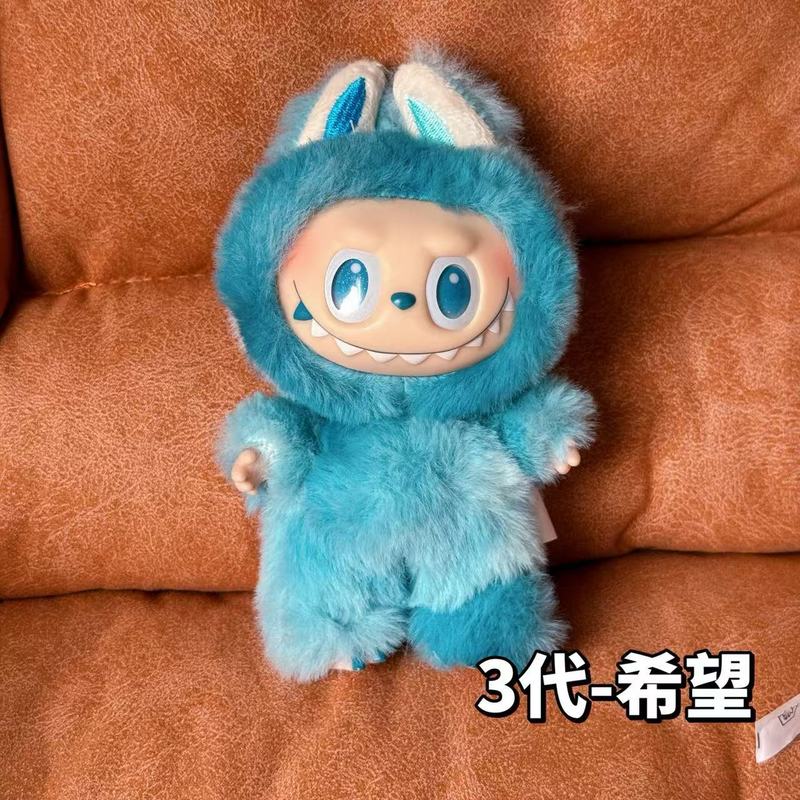 labubu拉布布心动马卡龙盲盒坐坐公仔毛绒真版派对搪胶潮玩批发|undefined
