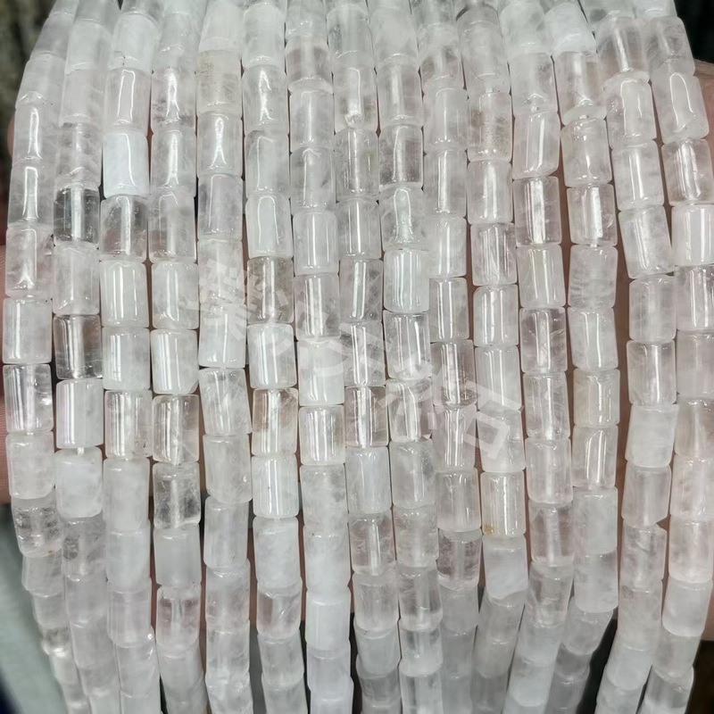 5*8天然石水晶玛瑙圆柱管珠散珠饰品手作diy配件半成品服装辅料|undefined