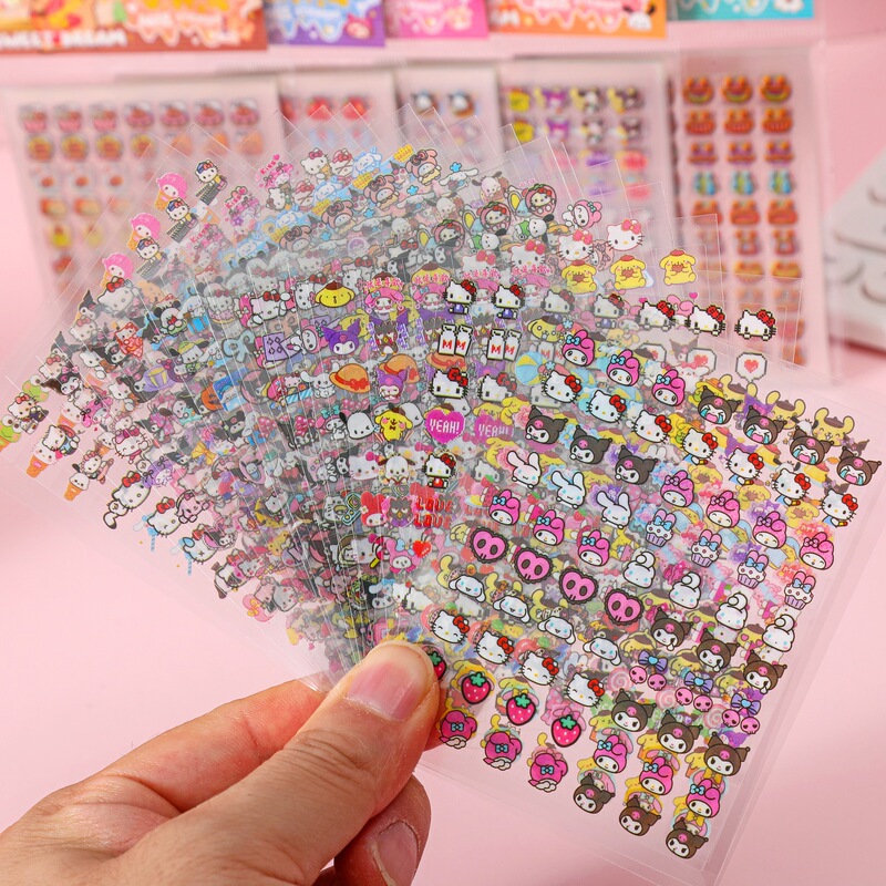 1400 Pieces of Beautifully Packaged Mini Nose Stickers, Creative No-Cut Stickers, Cute Kidsren's Decorative Nail Stickers
