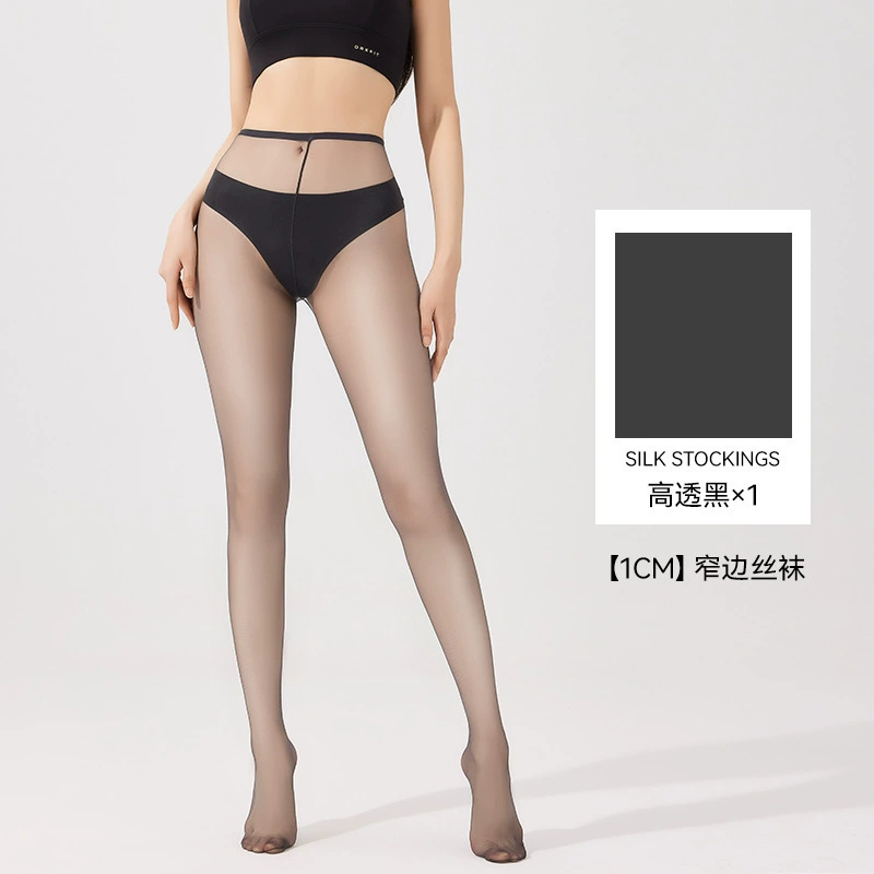 Black sexy ultra thin tights