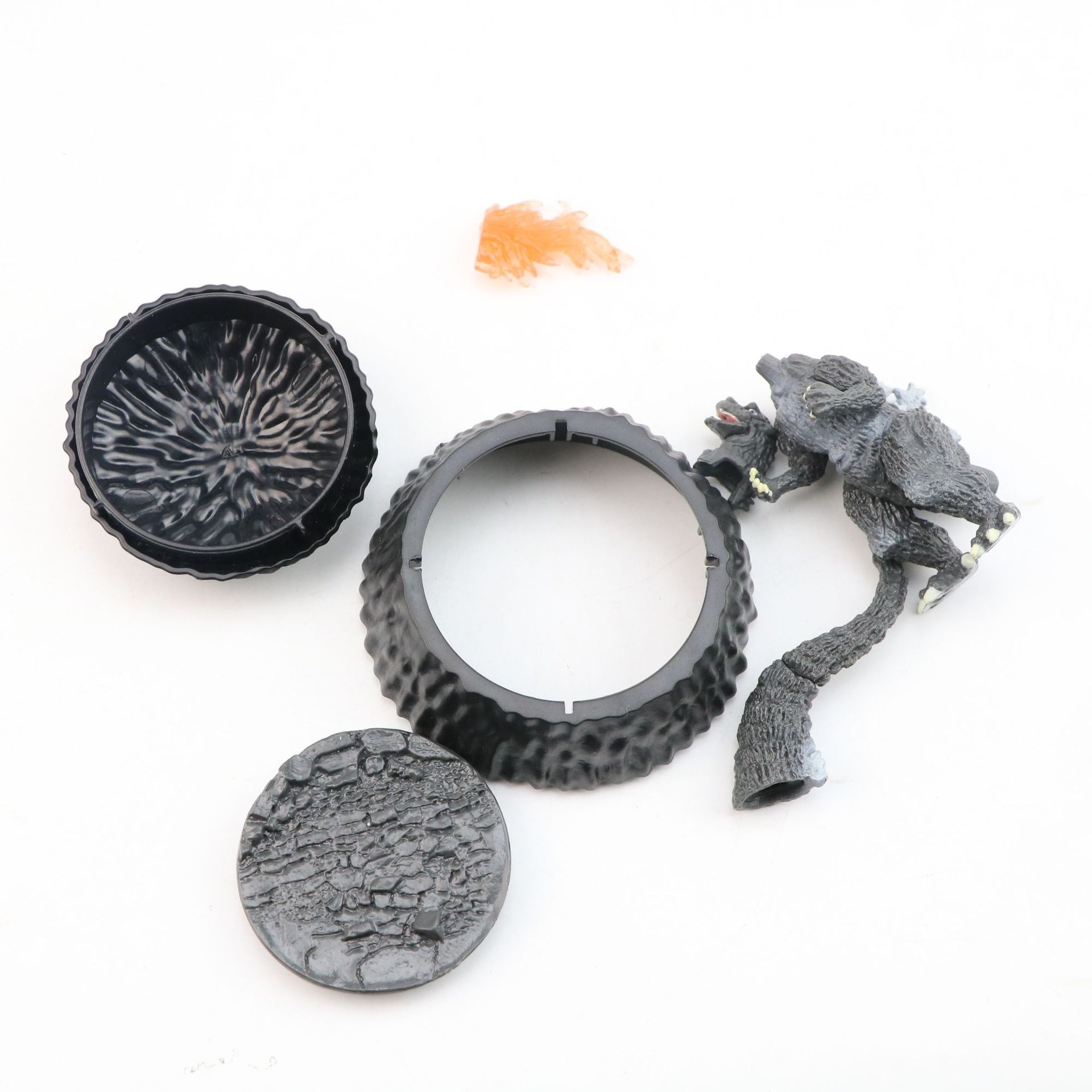 3款无壳组装哥斯拉系列惊喜扭蛋球动漫公仔模型玩具装饰摆件批发