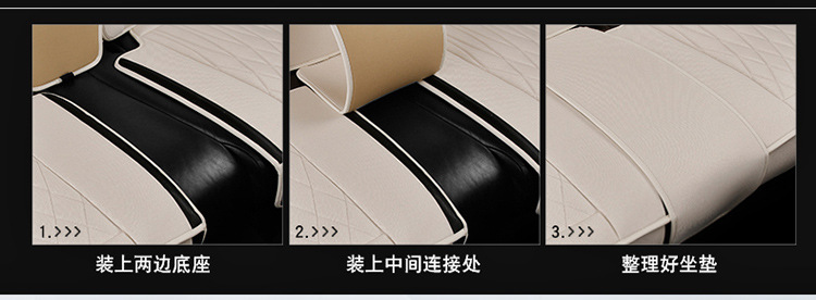 Cross-Border Linen Breathable Car Seat Cover Cushion Universal Four-Season Full-Cover Seat Cover Cushion Comfortable Rear Seat