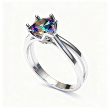 ���Q�����Ů��Īɣʯ��ָ���s�b��İ˼������ʽMoissanite