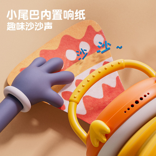 Owl accordion children's toy hanging baby music instrument educational early education 6 months and above 0-3 years old treasure