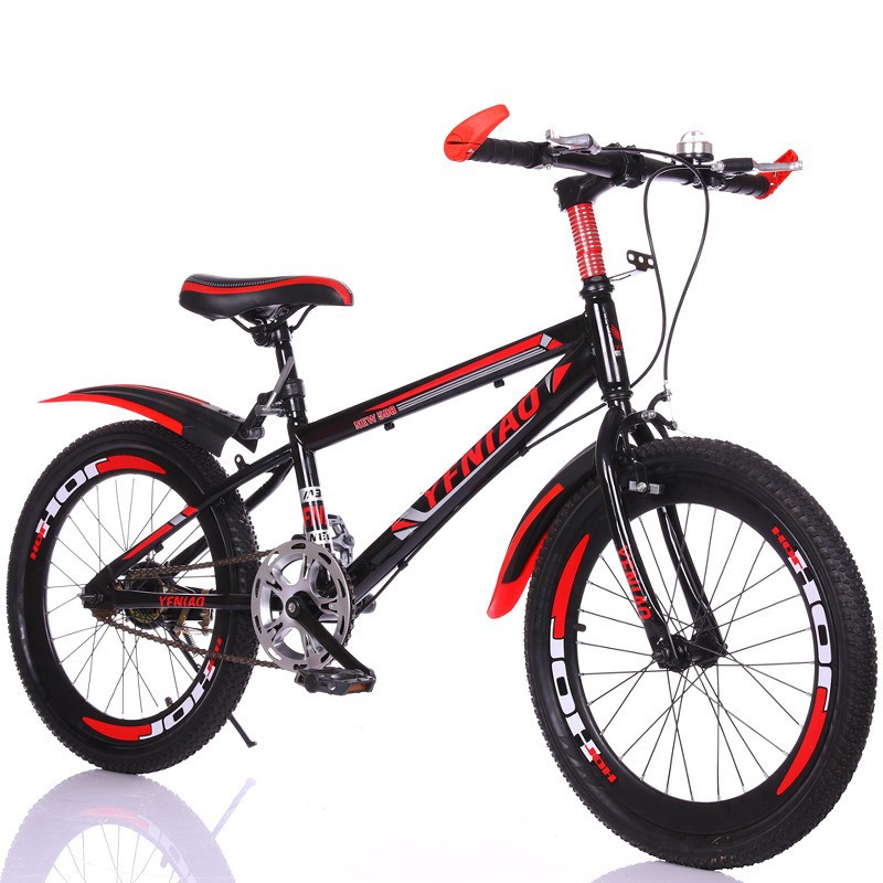 Children's Bicycle Single-Speed Transmission Dual Disc Brake Mountain Bike 18/20/22/ 24inch for Girls and Boys 6-8-12-16 Years Old