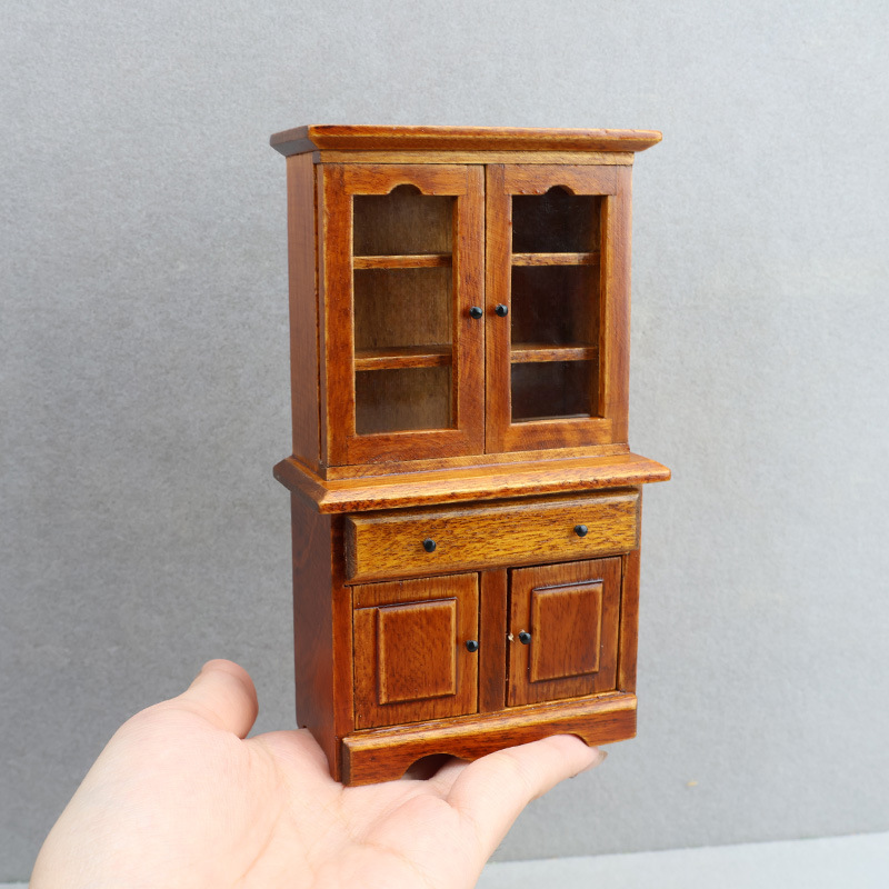 1:12娃娃屋dollhouse微缩小家居家具模型场景摆件迷你袖珍展示柜|undefined