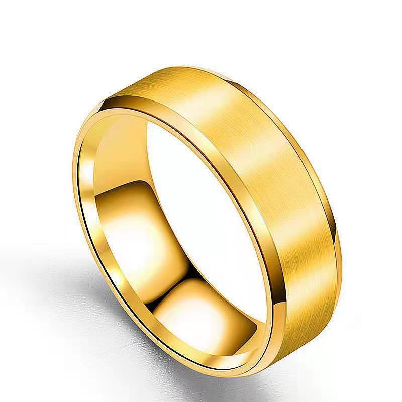 Designer Ring Für Damen Aus Edelstahl Schwarz Matt Und Poliert_voghion.com