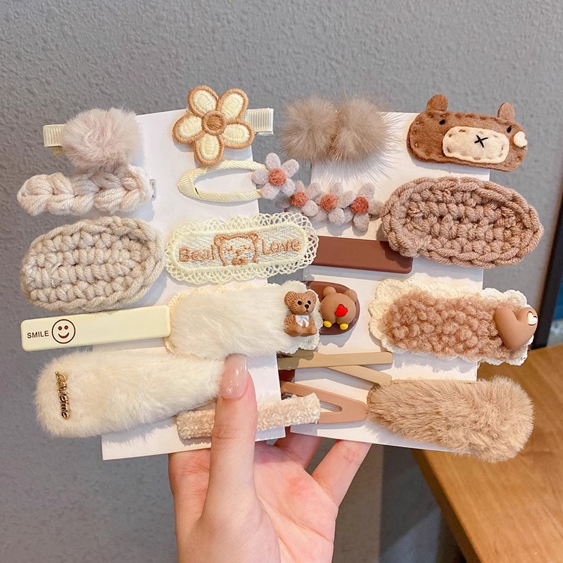 Hairpins for Girls and Kidsren, Cute Hair Accessories, Hairpins, Hairpins, Internet Celebrity 2025 New Little Girls Bangs Side Clips