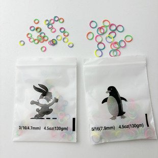 Foreign Trade Products, Colored Rubber Bands, Dental-Specific Rubber Bands, Silicone Rubber Bands, 100 Pieces/Pack of Rubber Bands