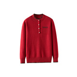 中老年女装秋冬一体绒高品质针织毛衣加绒加厚保暖舒适妈妈装上衣，女装针织衫/毛衣，妃慕昵服饰