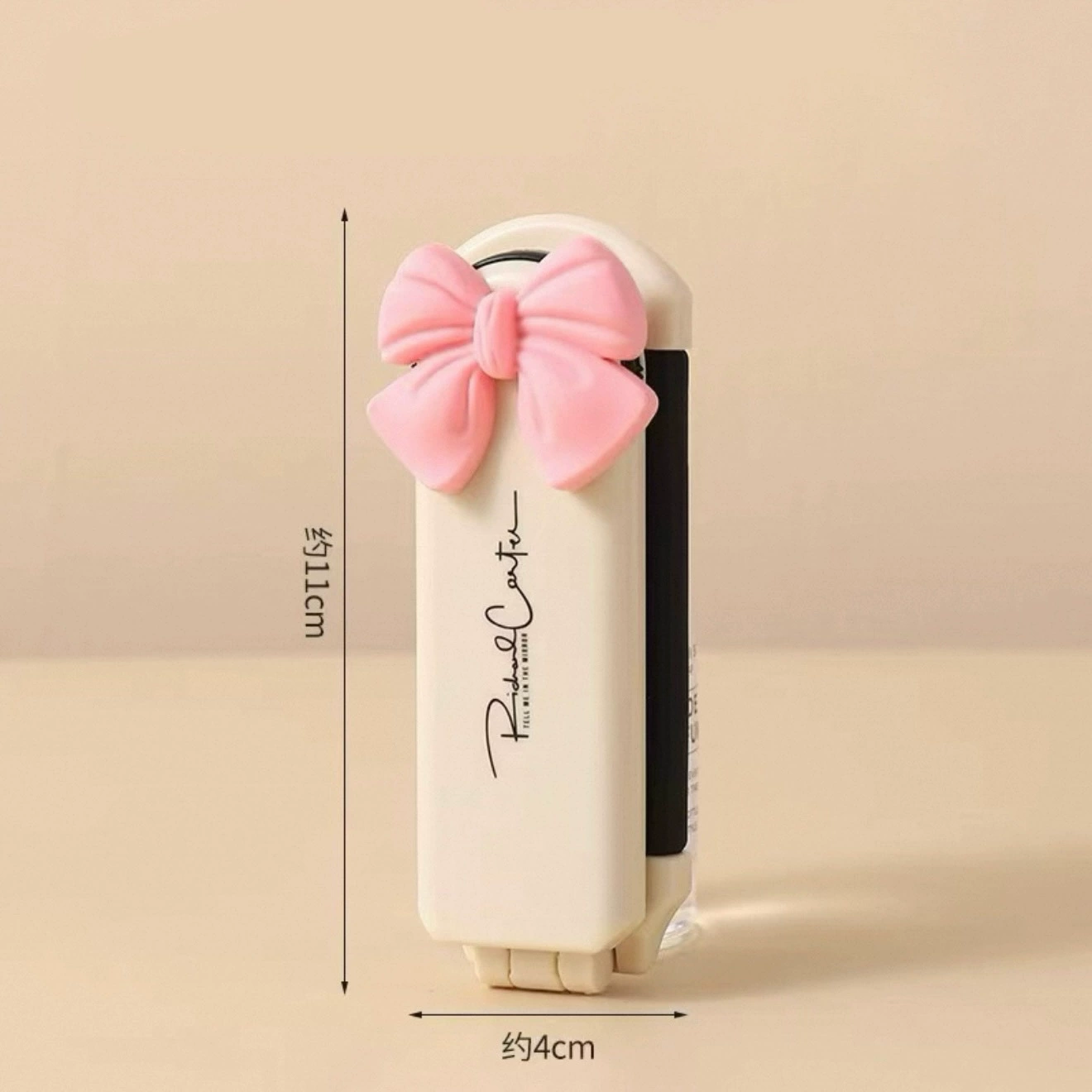 Folding brush, handheld soft heel, air bag, small mirror