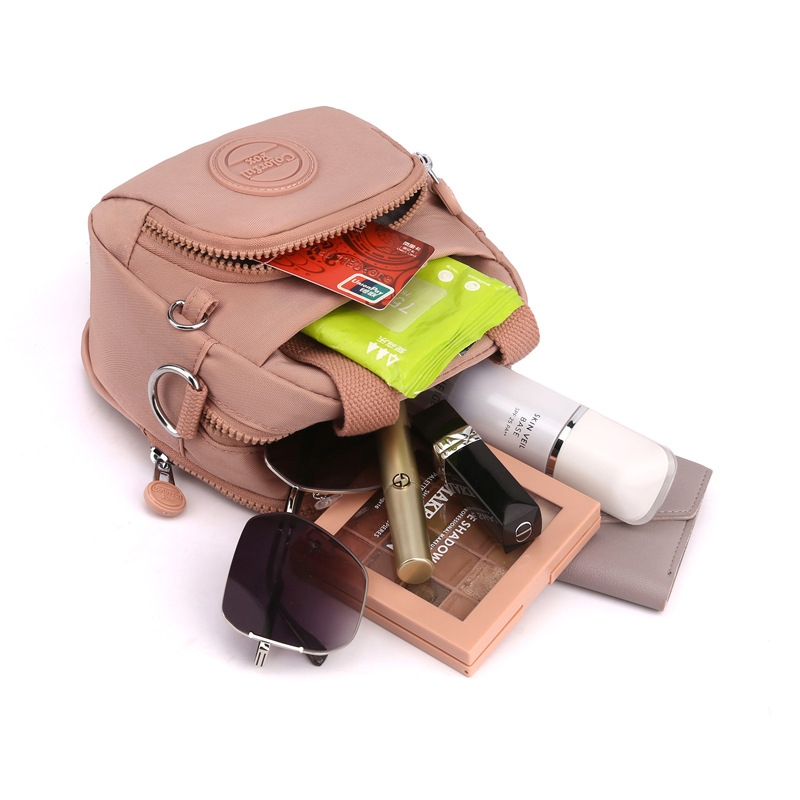 Colorful Fox Neue Damen-Umhängetasche mit einer Schulter, modisch, Mini-Handytasche, tragbar und mit minimalem Wechselgeld_voghion.com