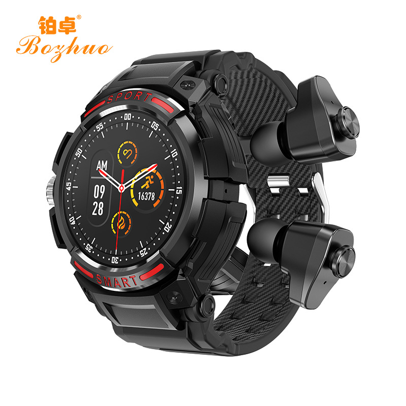 Cross-border new GT100 smart watch 2023 NFC payment TWS dual Bluetooth calling sports bracelet